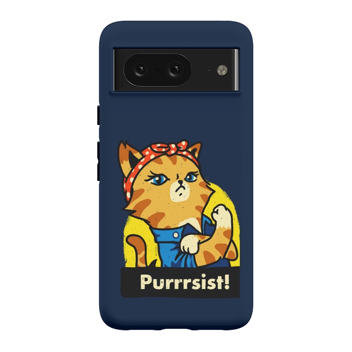 Pixel 8 StrongFit Purrsist! We Can Do It Cat Lovers by Vó Maria