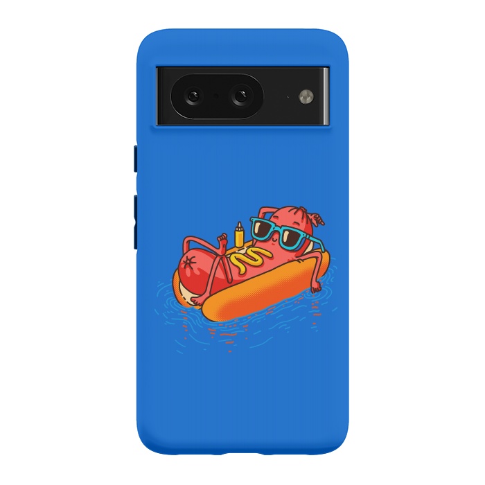Pixel 8 StrongFit Hot Dog Summer Vacation Swimming Pool by Vó Maria
