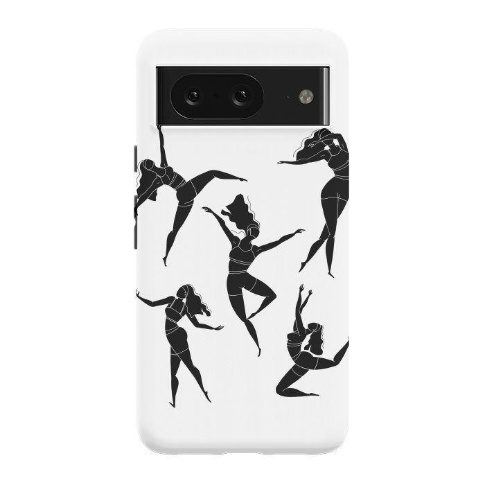 Pixel 8 StrongFit Dance Girl Black and White by Jelena Obradovic