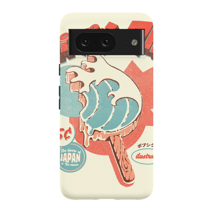 Pixel 8 StrongFit Great Wave Ice Pop by Ilustrata