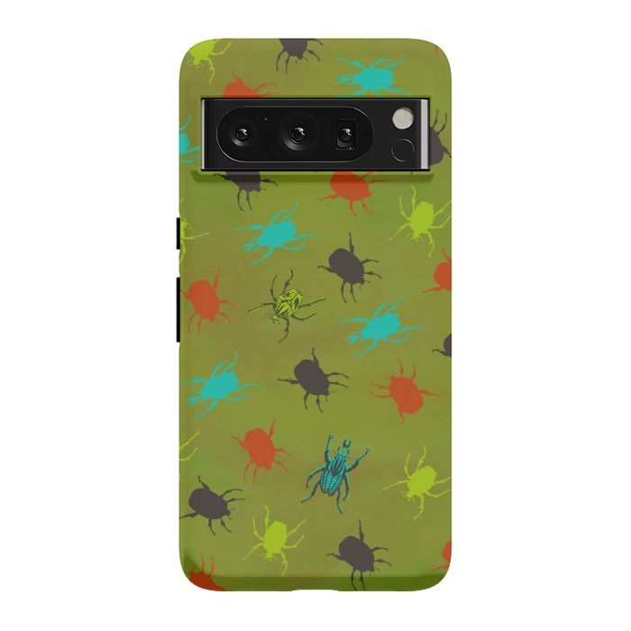 Pixel 8 Pro StrongFit Beetles & Bugs by Lotti Brown