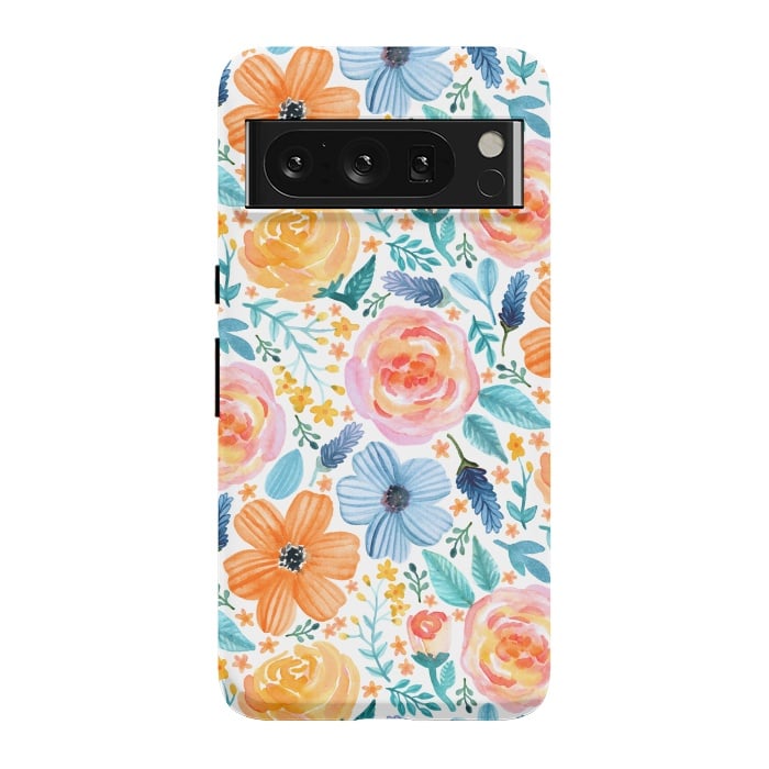 Pixel 8 Pro StrongFit Bold Blooms by Tangerine-Tane