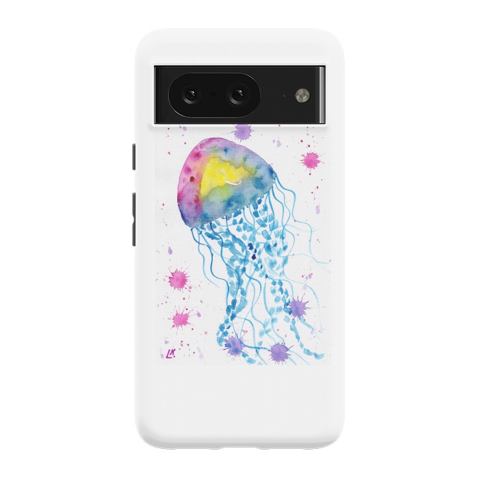 Pixel 8 StrongFit Jellyfish watercolor 22 by ArtKingdom7