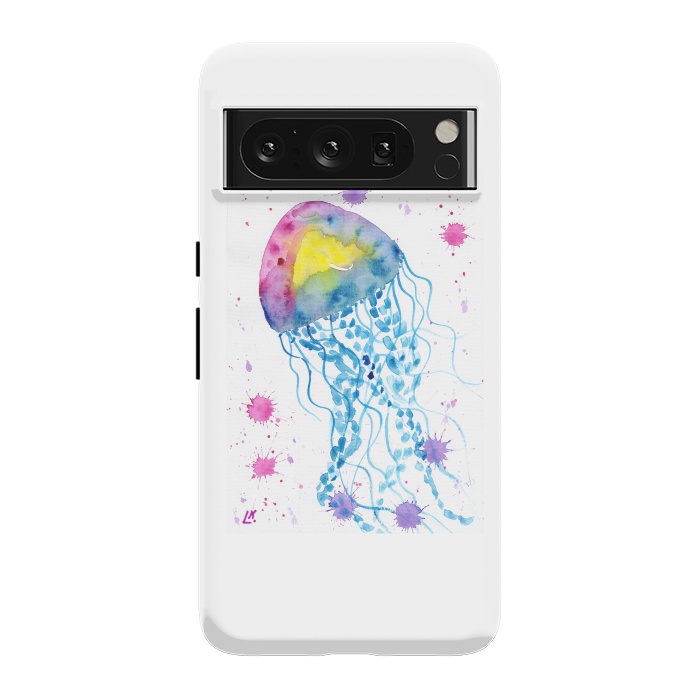 Pixel 8 Pro StrongFit Jellyfish watercolor 22 by ArtKingdom7