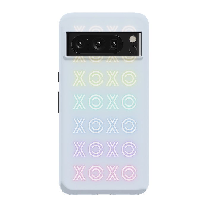 Pixel 8 Pro StrongFit Pastel neon XOXO typo Valentine by Oana 