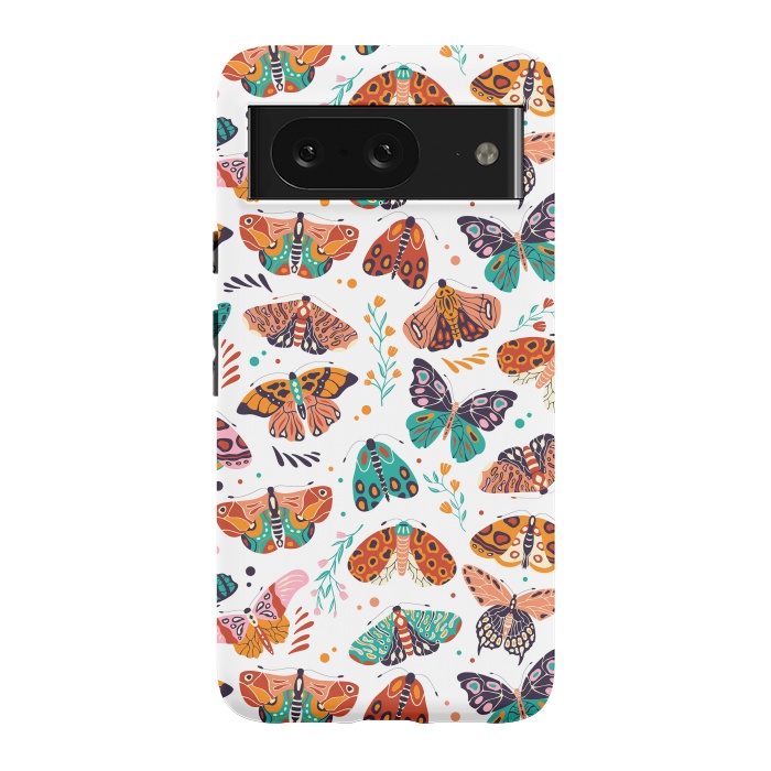 Pixel 8 StrongFit Spring Butterflies Pattern 002 by Jelena Obradovic