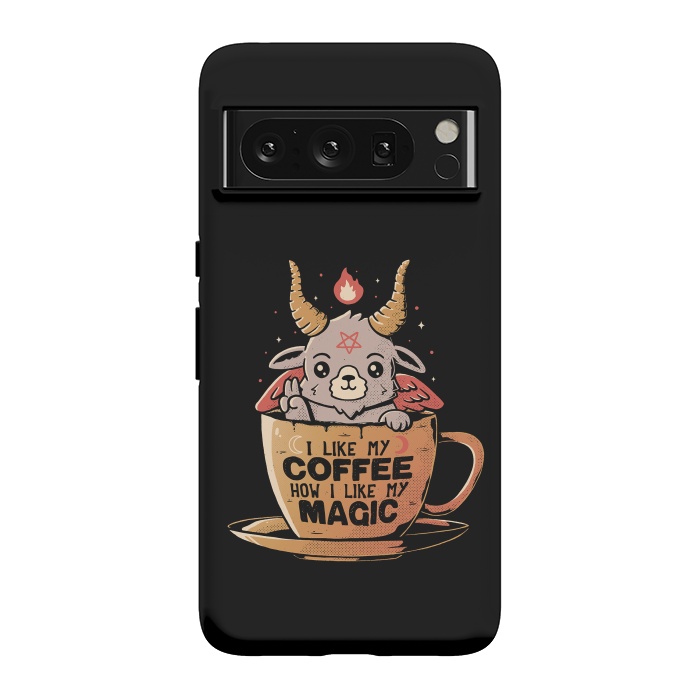 Pixel 8 Pro StrongFit Black Coffee by eduely