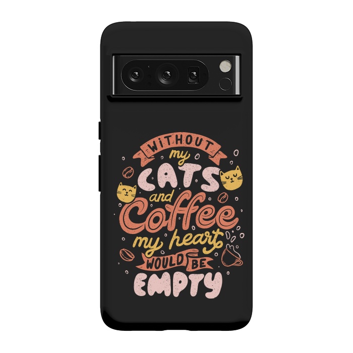 Pixel 8 Pro StrongFit Cats and Coffee  by eduely