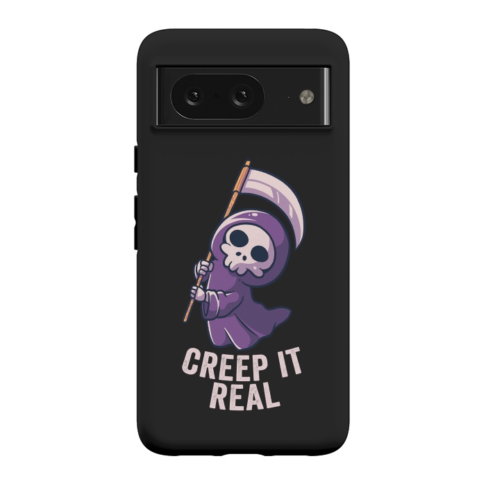 Pixel 8 StrongFit Creep It Real - Skull by eduely