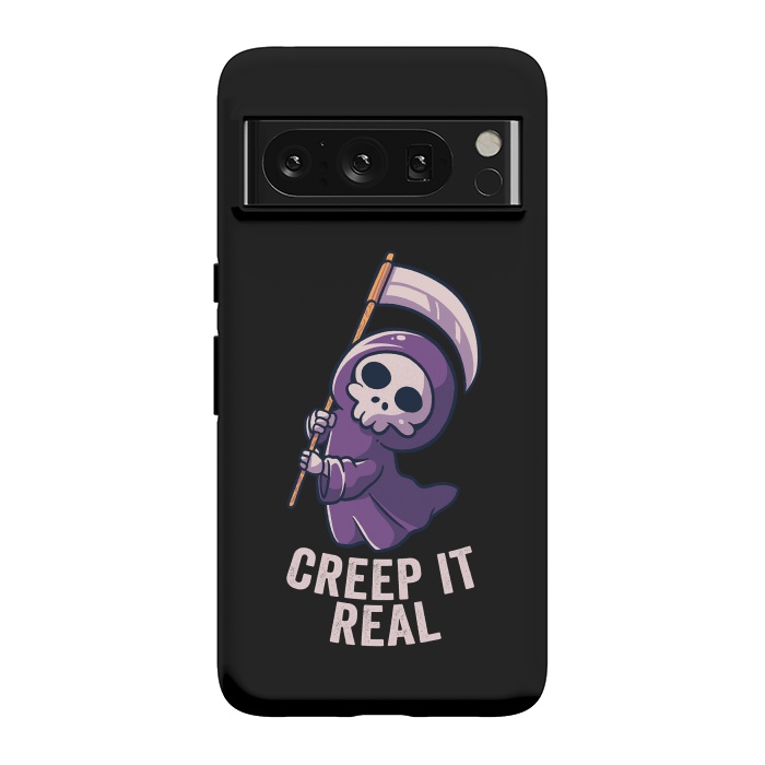 Pixel 8 Pro StrongFit Creep It Real - Skull by eduely