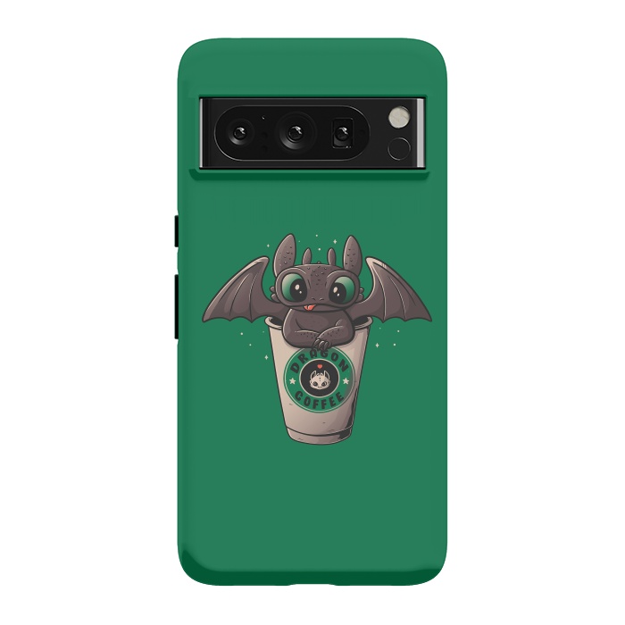 Pixel 8 Pro StrongFit Dragon Coffee by eduely