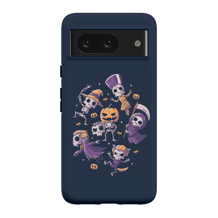Pixel 8 StrongFit Halloween Skulls by eduely