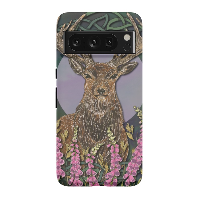 Pixel 8 Pro StrongFit Woodland Stag by Lotti Brown