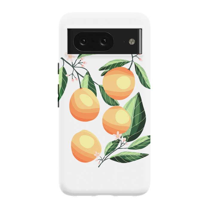 Pixel 8 StrongFit Peaches on white by Jelena Obradovic