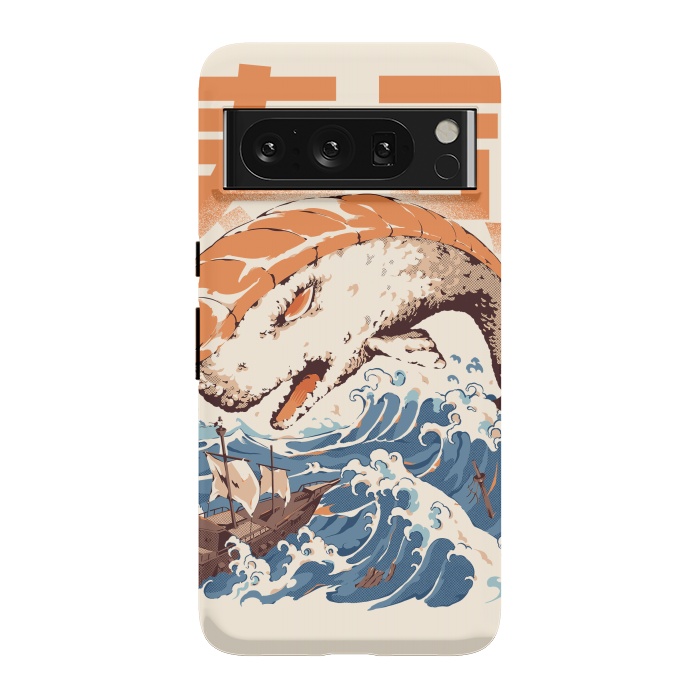 Pixel 8 Pro StrongFit Moby Sushi by Ilustrata