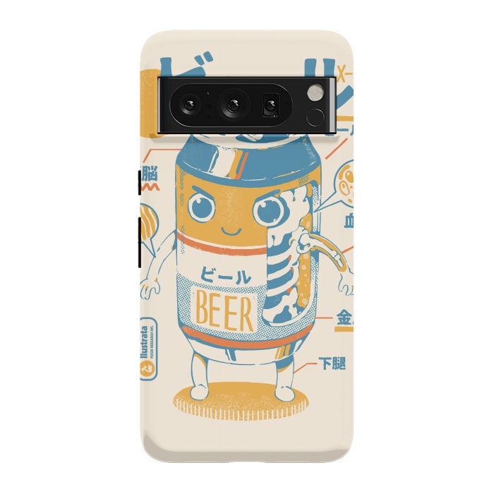 Pixel 8 Pro StrongFit Beer Can X-Ray by Ilustrata