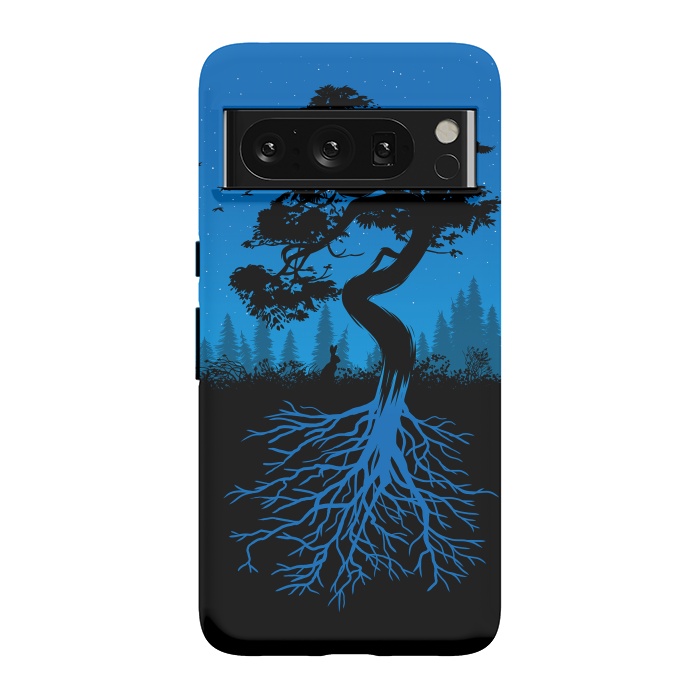 Pixel 8 Pro StrongFit Bonsai roots at night by Alberto