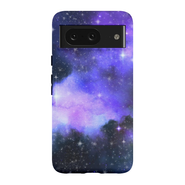 Pixel 8 StrongFit purple galaxy by haroulita