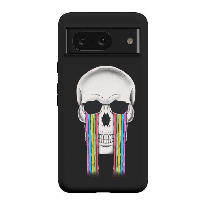 Pixel 8 StrongFit Skull Crying by Coffee Man