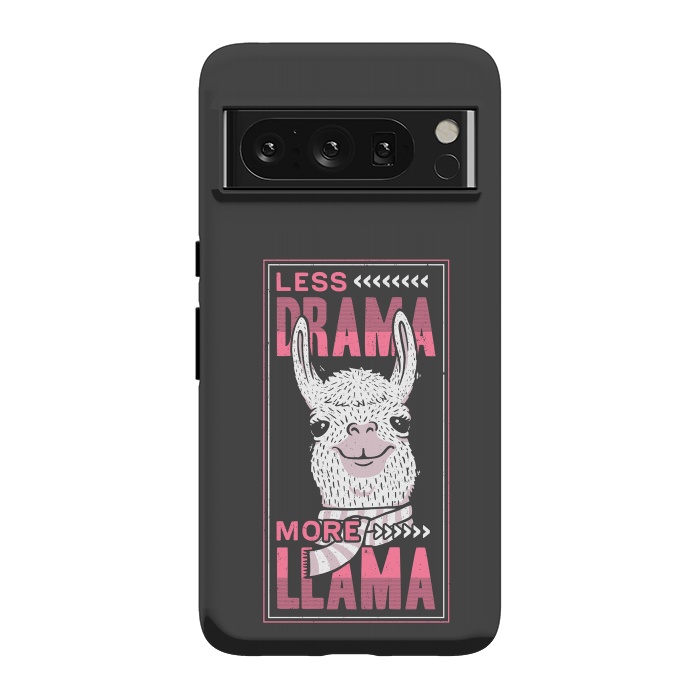 Pixel 8 Pro StrongFit Less Drama More Llama by eduely