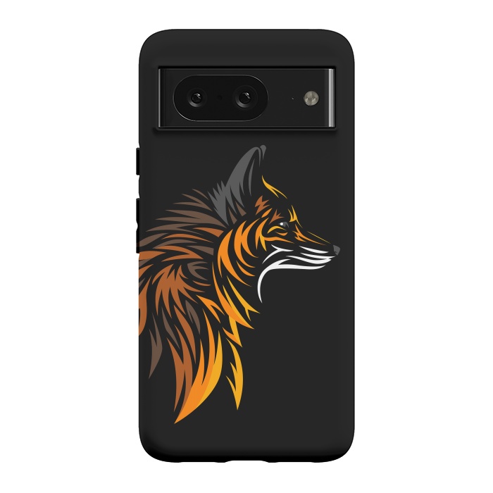 Pixel 8 StrongFit Tribal fox face by Alberto