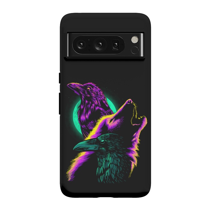 Pixel 8 Pro StrongFit Raven and wolf by Alberto