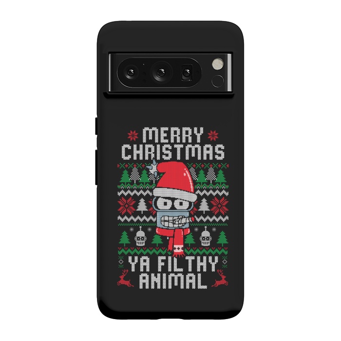 Pixel 8 Pro StrongFit Merry Christmas Ya Filthy Animal by eduely