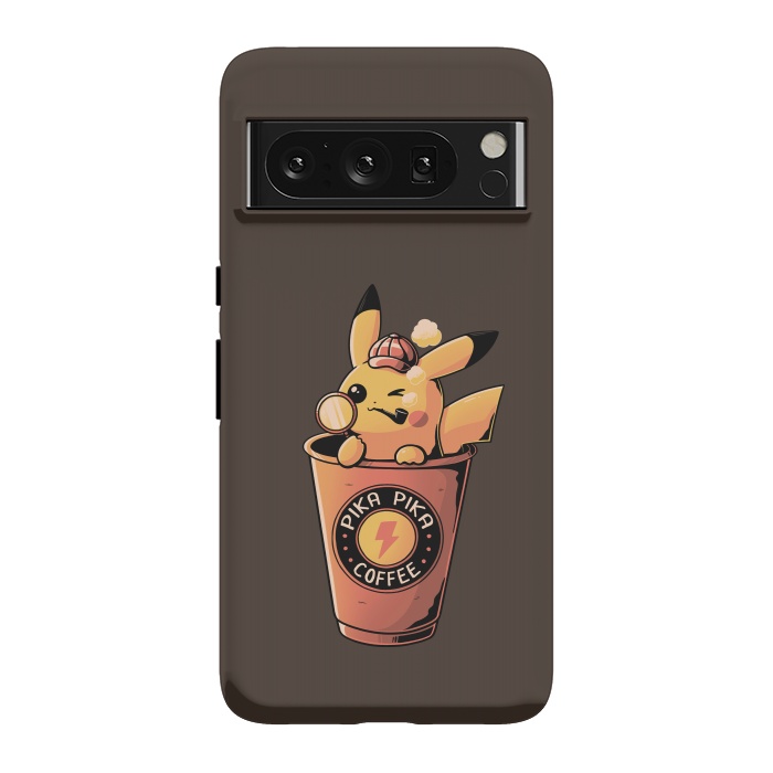Pixel 8 Pro StrongFit Pika Pika Coffee by eduely