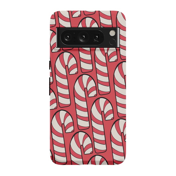 Pixel 8 Pro StrongFit The red candy canes by Steve Wade (Swade)