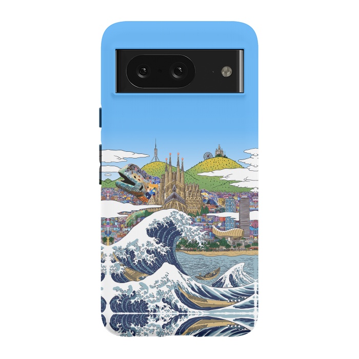 Pixel 8 StrongFit The great wave in Barcelona by Alberto