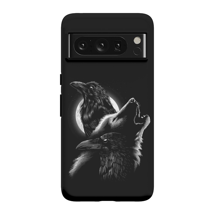 Pixel 8 Pro StrongFit Wolf crow by Alberto