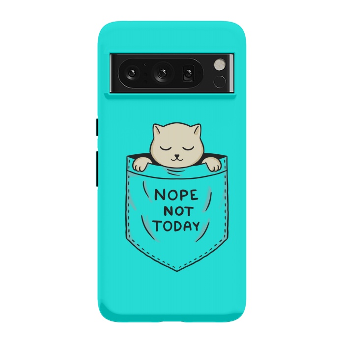 Pixel 8 Pro StrongFit Cat Pocket by Coffee Man