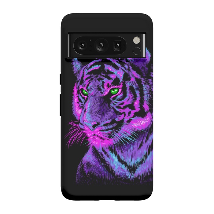 Pixel 8 Pro StrongFit Lilac tiger by Alberto