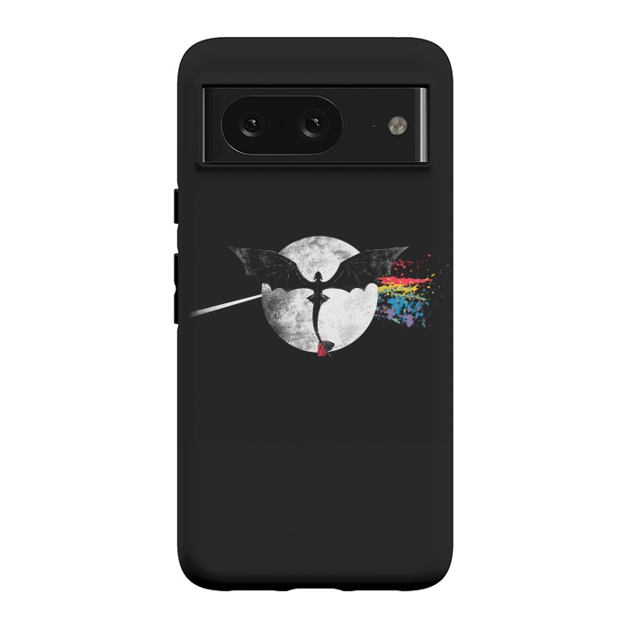 Pixel 8 StrongFit Dragon Side of the Moon Cute Funny Gift by eduely