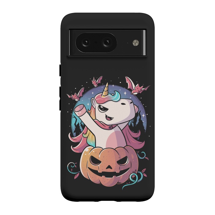 Pixel 8 StrongFit Spooky Unicorn Funny Cute Magic Halloween by eduely