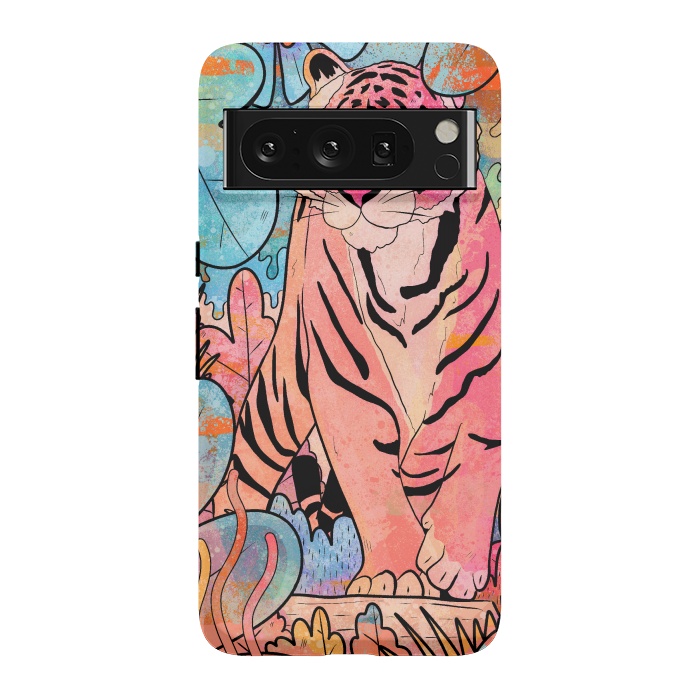 Pixel 8 Pro StrongFit The big tiger cat by Steve Wade (Swade)