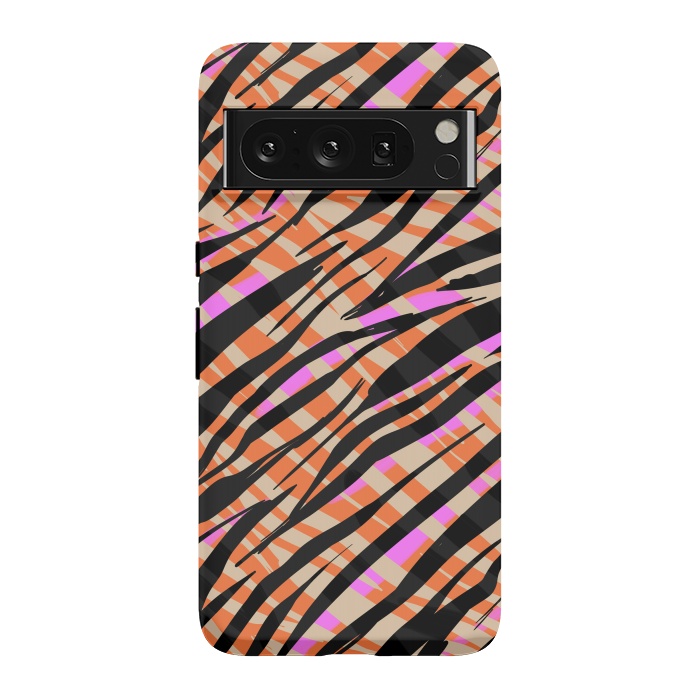 Pixel 8 Pro StrongFit Tiger skin by Laura Grant
