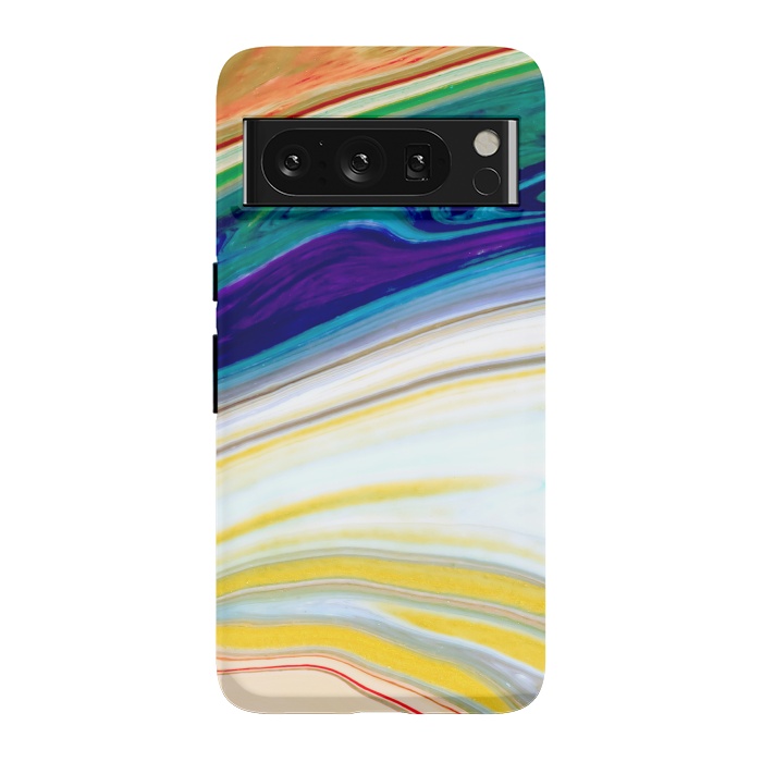 Pixel 8 Pro StrongFit Abstract Marble Background Creative Contemporary Liquid Design by ArtsCase