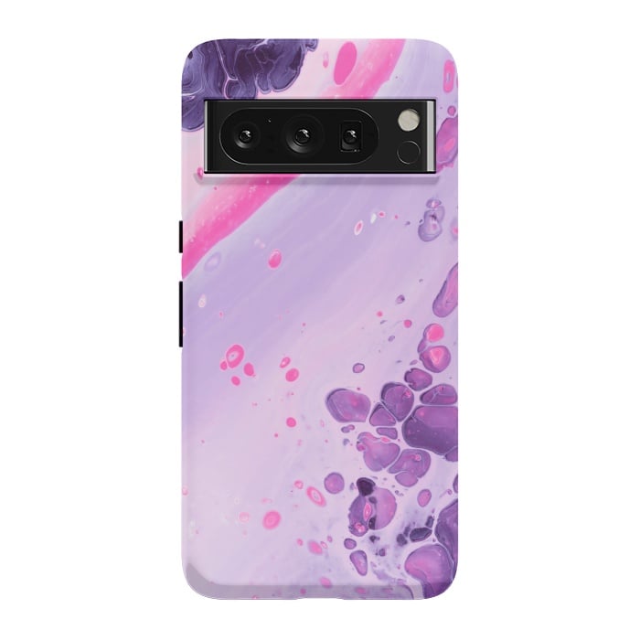 Pixel 8 Pro StrongFit Pink and Purple Waves by ArtsCase
