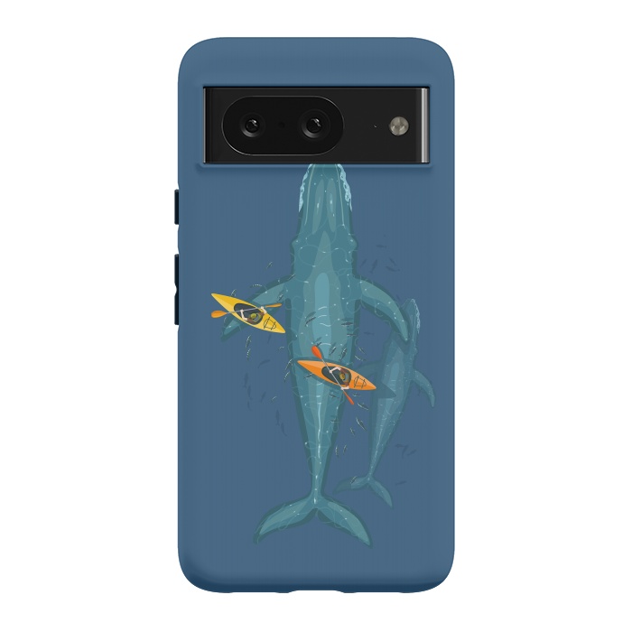 Pixel 8 StrongFit Canoes on whale family by Alberto