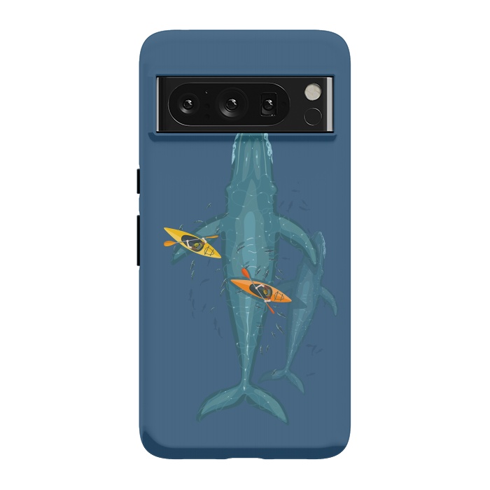 Pixel 8 Pro StrongFit Canoes on whale family by Alberto