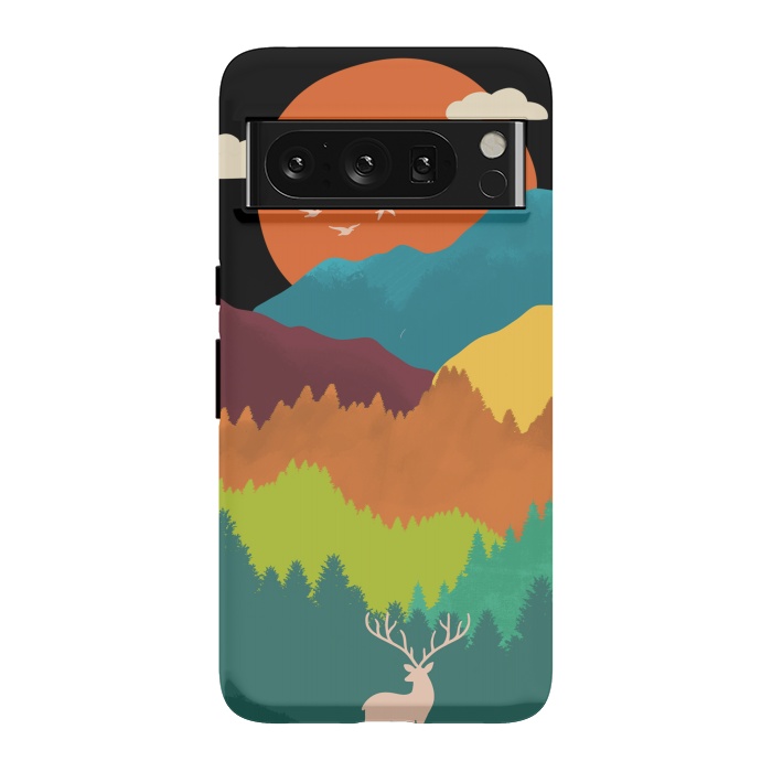 Pixel 8 Pro StrongFit Mountains Layers by Coffee Man