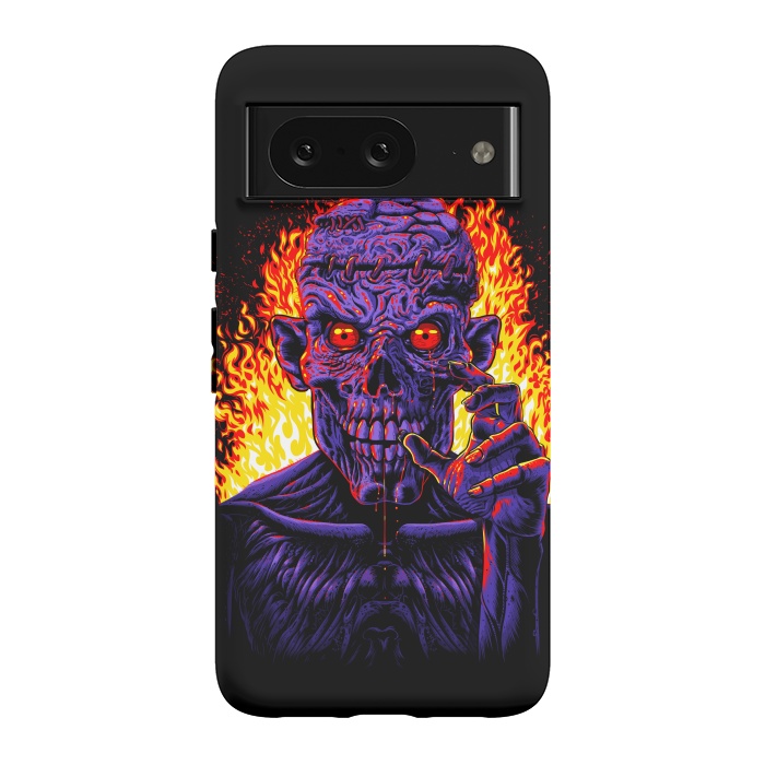 Pixel 8 StrongFit Zombie in flames by Alberto