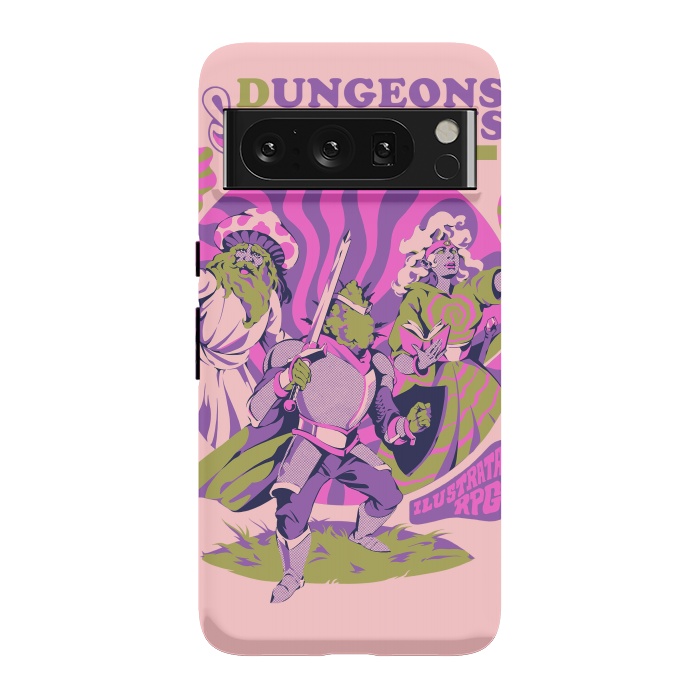 Pixel 8 Pro StrongFit Dungeons & Drugons by Ilustrata
