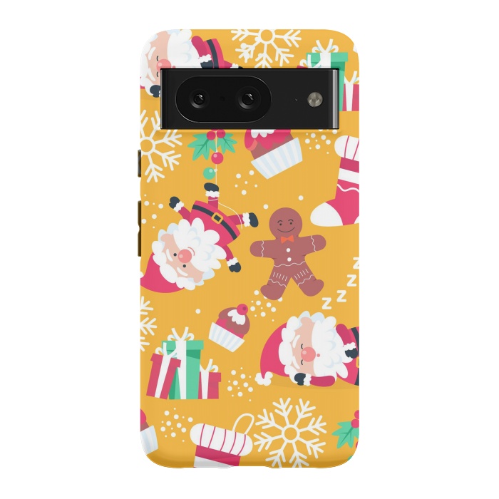 Pixel 8 StrongFit Cute Pattern for Christmas  by ArtsCase