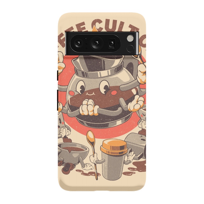 Pixel 8 Pro StrongFit Holy Coffee Club by Ilustrata