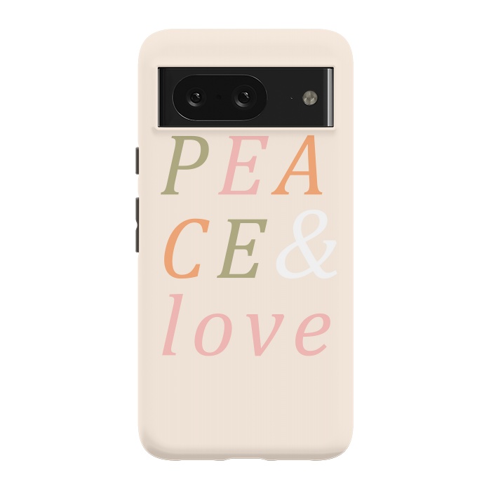 Pixel 8 StrongFit Peace & Love Typography by ArtPrInk