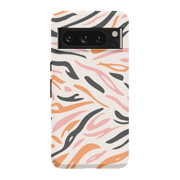 Pixel 8 Pro StrongFit Colorful Tiger Print by ArtPrInk