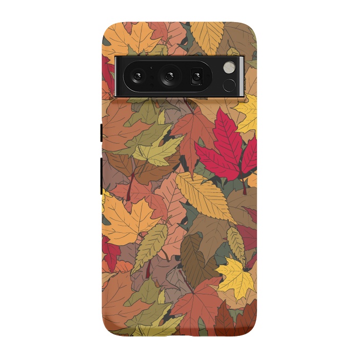 Pixel 8 Pro StrongFit Colorful autumn leaves by Bledi