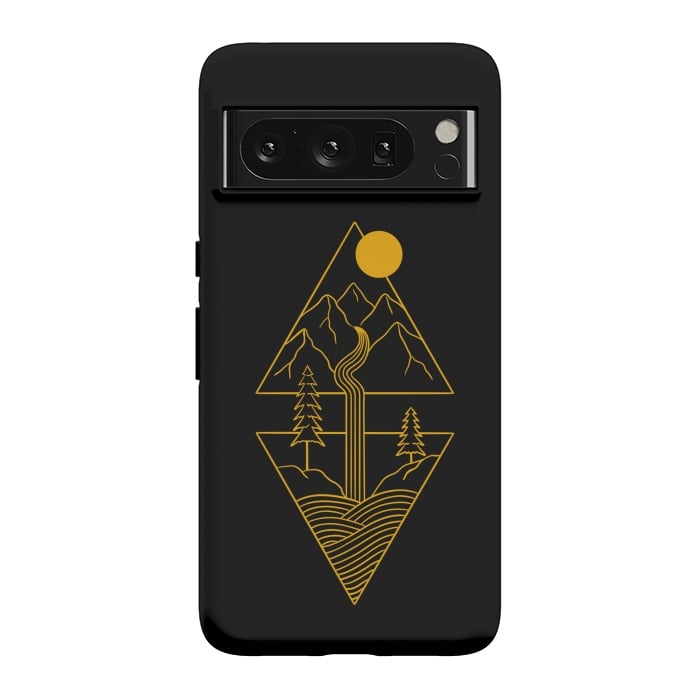 Pixel 8 Pro StrongFit Nature minimal golden by Coffee Man